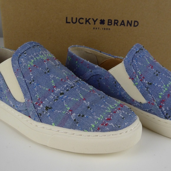 Lucky Brand Shoes - Lucky Brand Lailom Slip On Denim Blue Sneakers NIB